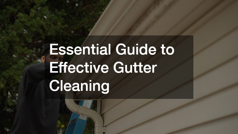 Essential Guide to Effective Gutter Cleaning